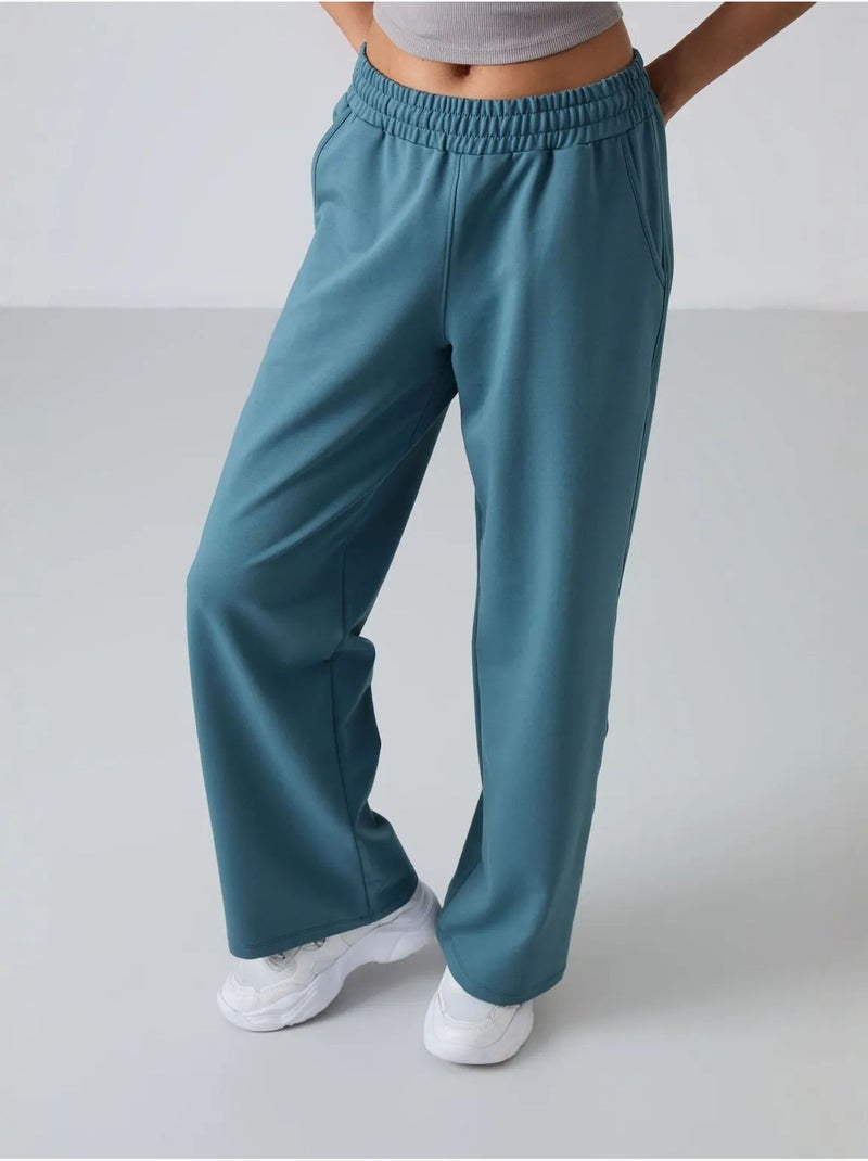 Pantalon de jogging large à enfiler tommy Bleu - Kiabi