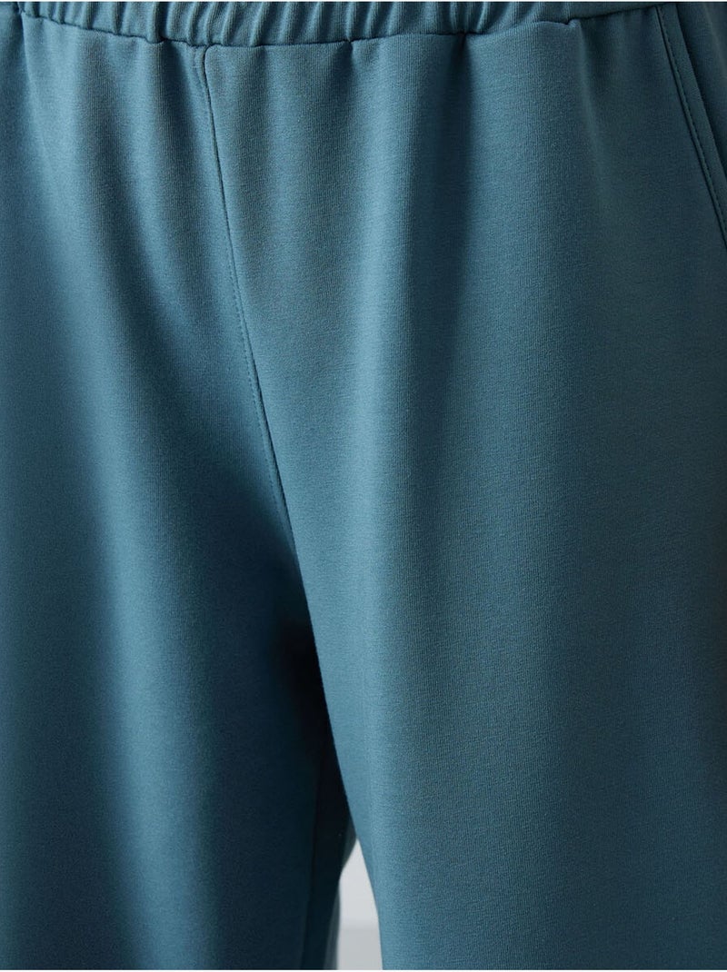 Pantalon de jogging large à enfiler tommy Bleu - Kiabi