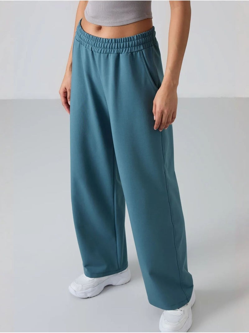Pantalon de jogging large à enfiler tommy Bleu - Kiabi