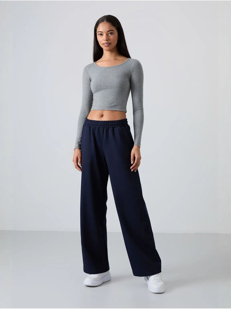 Pantalon de jogging large à enfiler tommy Bleu marine - Kiabi