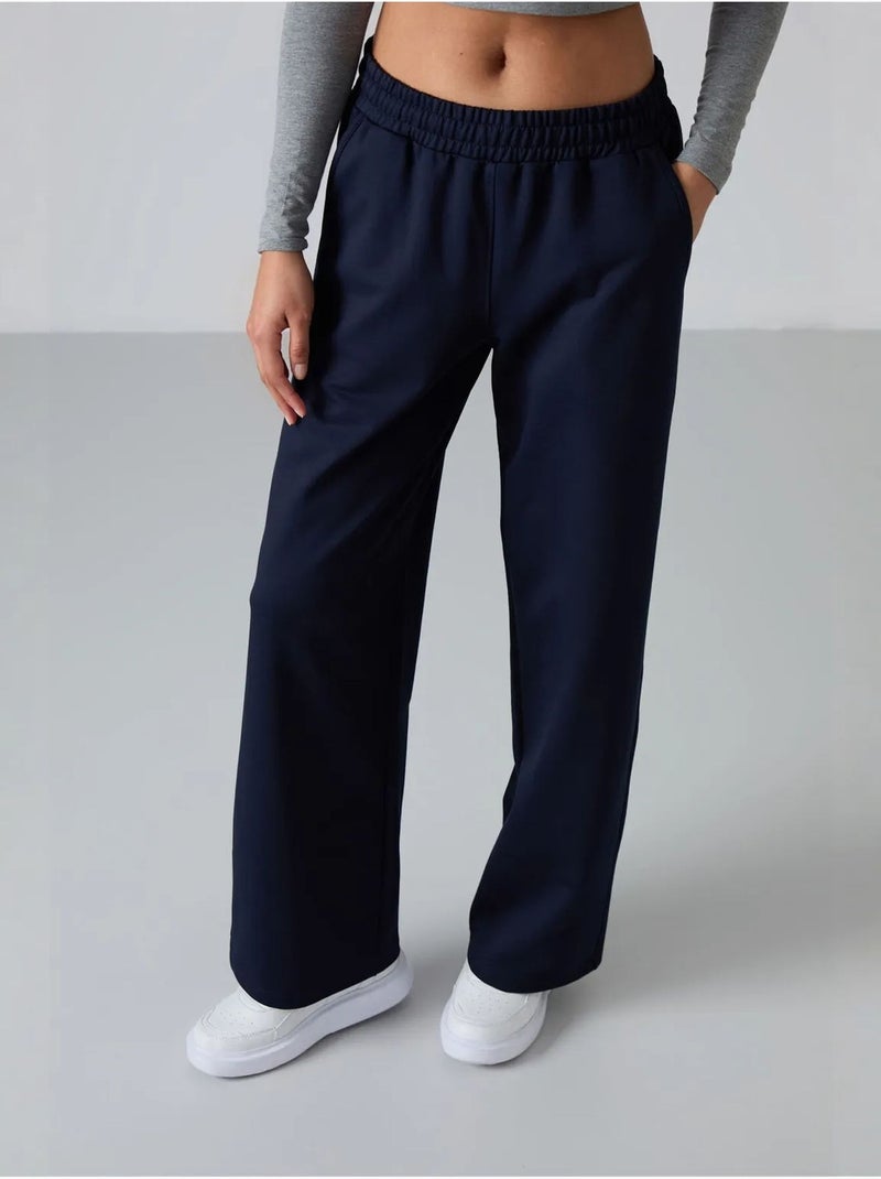Pantalon de jogging large à enfiler tommy Bleu marine - Kiabi