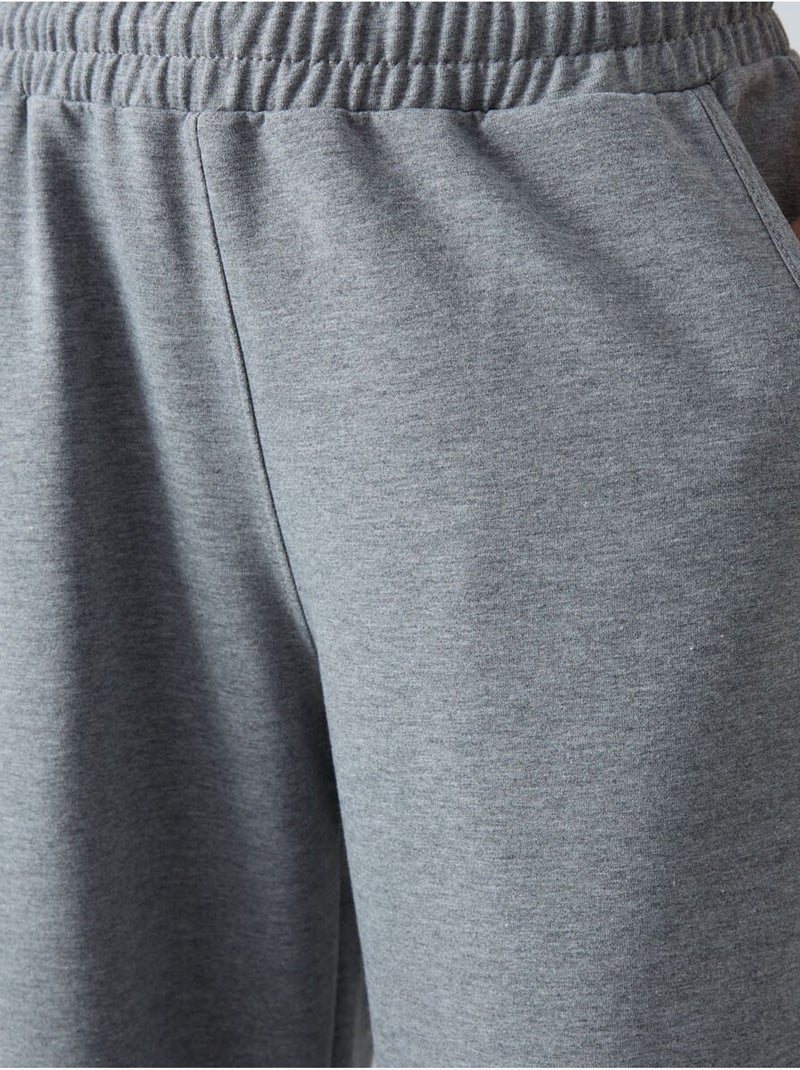 Pantalon de jogging large à enfiler tommy Gris - Kiabi