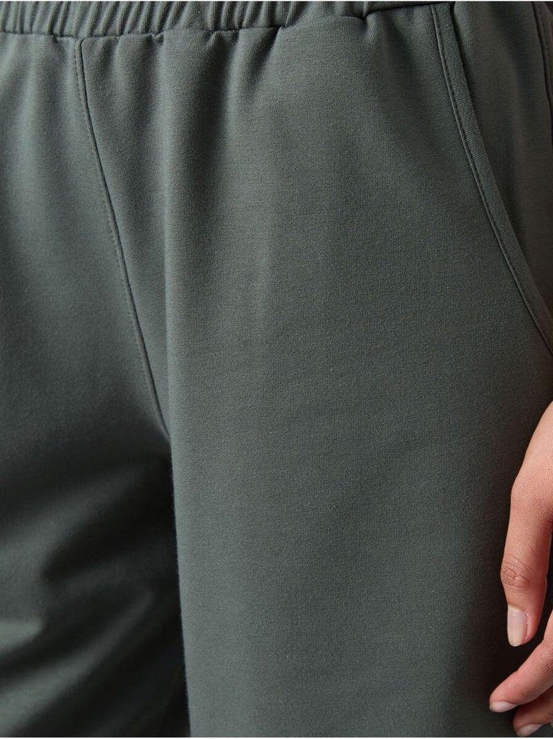 Pantalon de jogging large à enfiler tommy Kaki - Kiabi