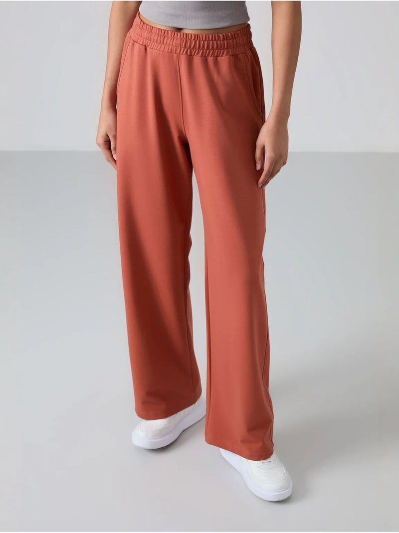 Pantalon de jogging large à enfiler tommy Terracotta - Kiabi