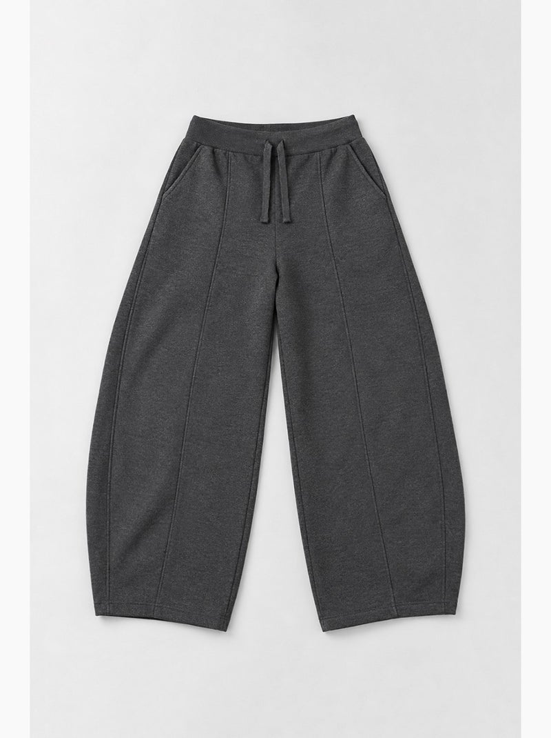 Pantalon de jogging large coupe barrel hiccup Gris Noir - Kiabi