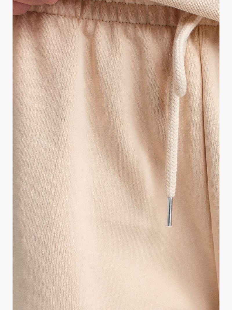 Pantalon de jogging large en molleton dilvin Beige clair - Kiabi