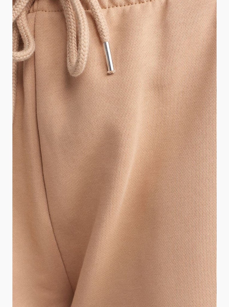 Pantalon de jogging large en molleton dilvin Beige naturel - Kiabi