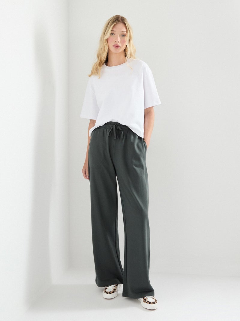 Pantalon de jogging large pour femme MO Fashion Gris - Kiabi