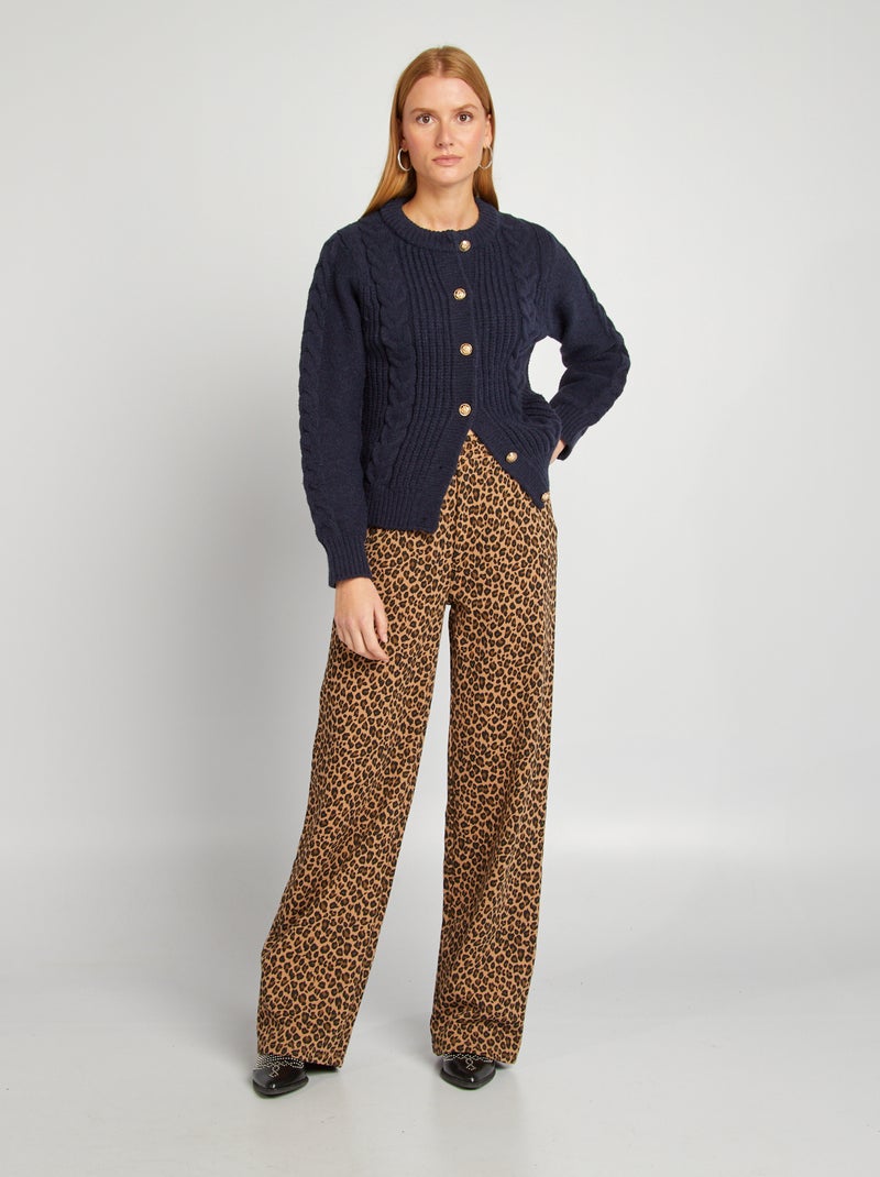 Pantalon de jogging Léopard - Kiabi
