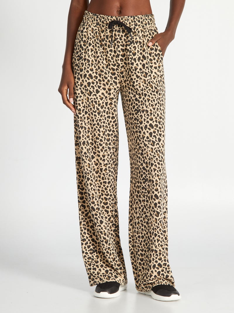Pantalon de jogging léopard Léopard - Kiabi