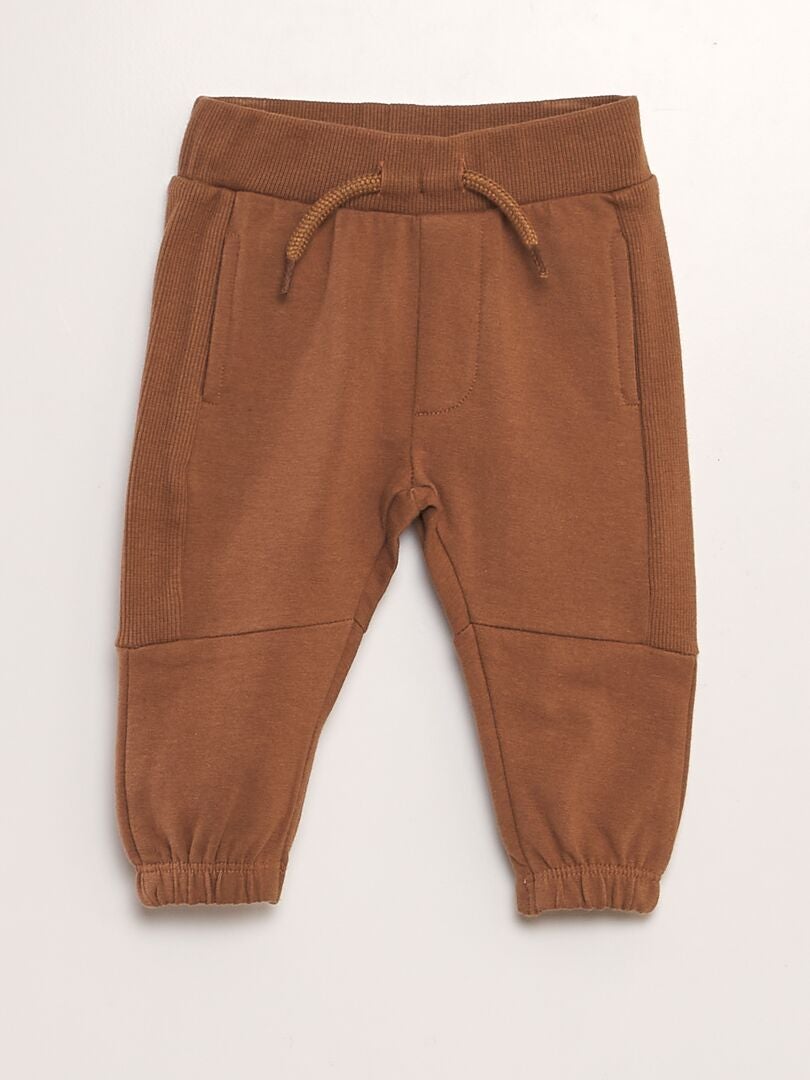 Pantalon de jogging Marron - Kiabi