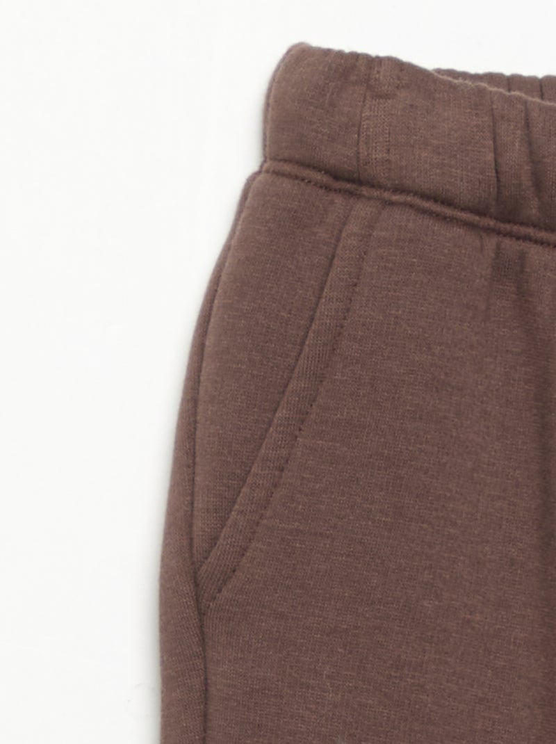 Pantalon de jogging Marron - Kiabi