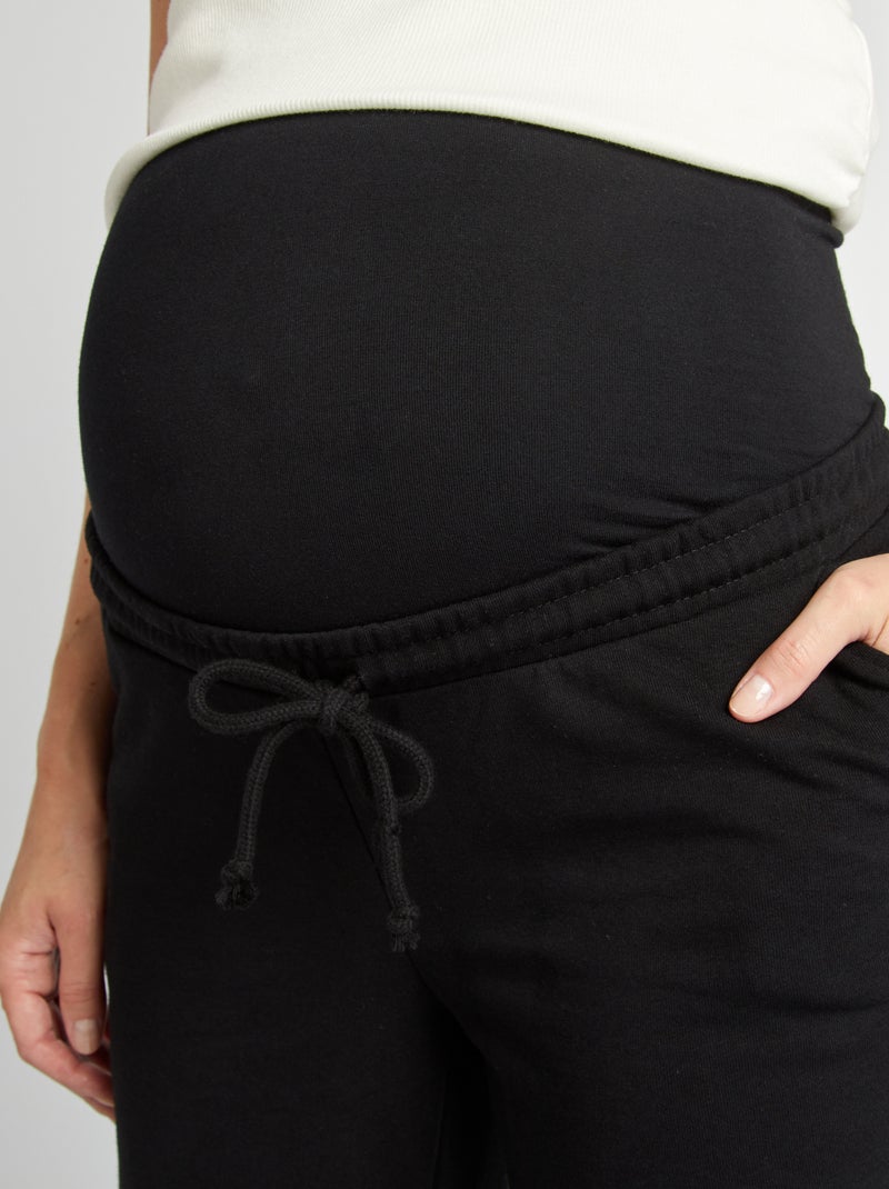 Pantalon de jogging maternité noir - Kiabi