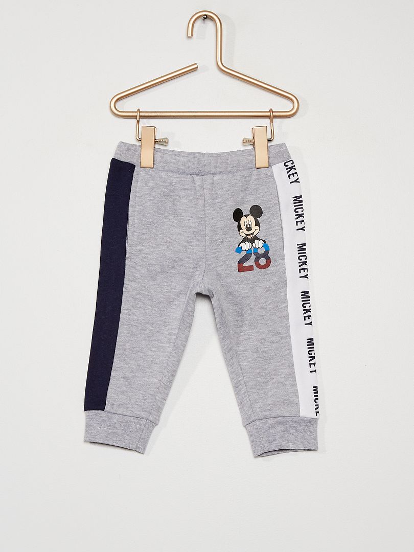 Pantalon de jogging 'Mickey' gris chiné - Kiabi