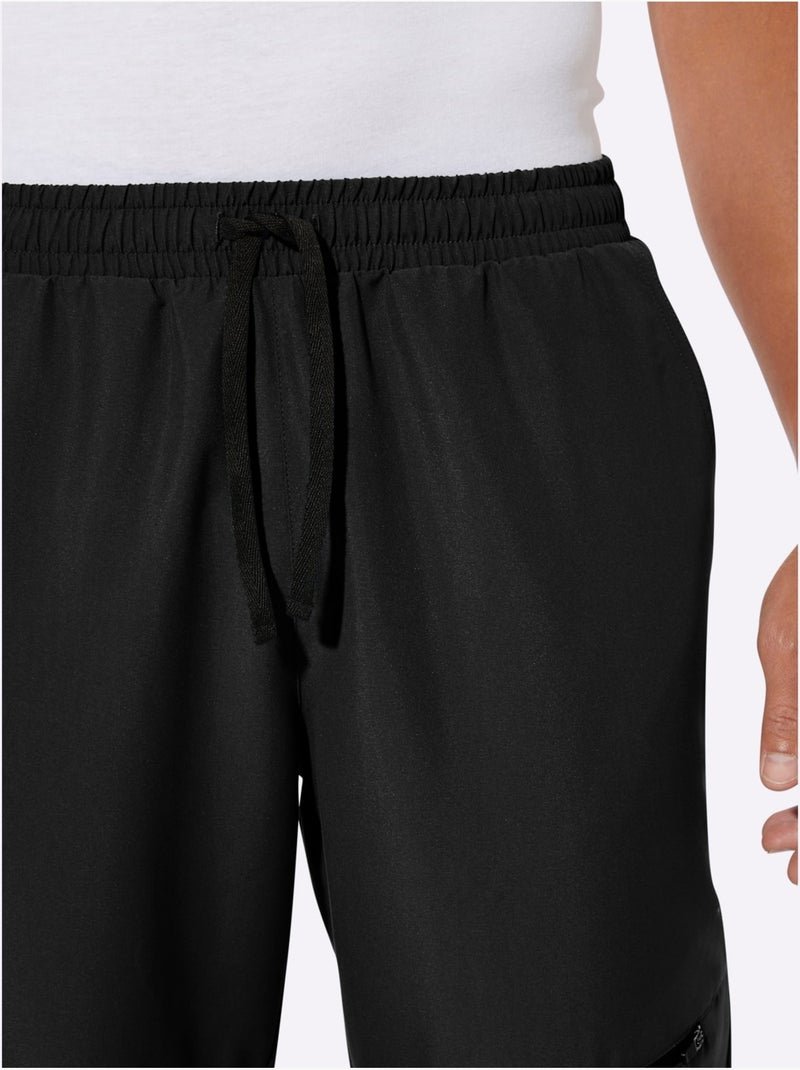 Pantalon de jogging microfibre - taille standard - moda vilona Noir - Kiabi