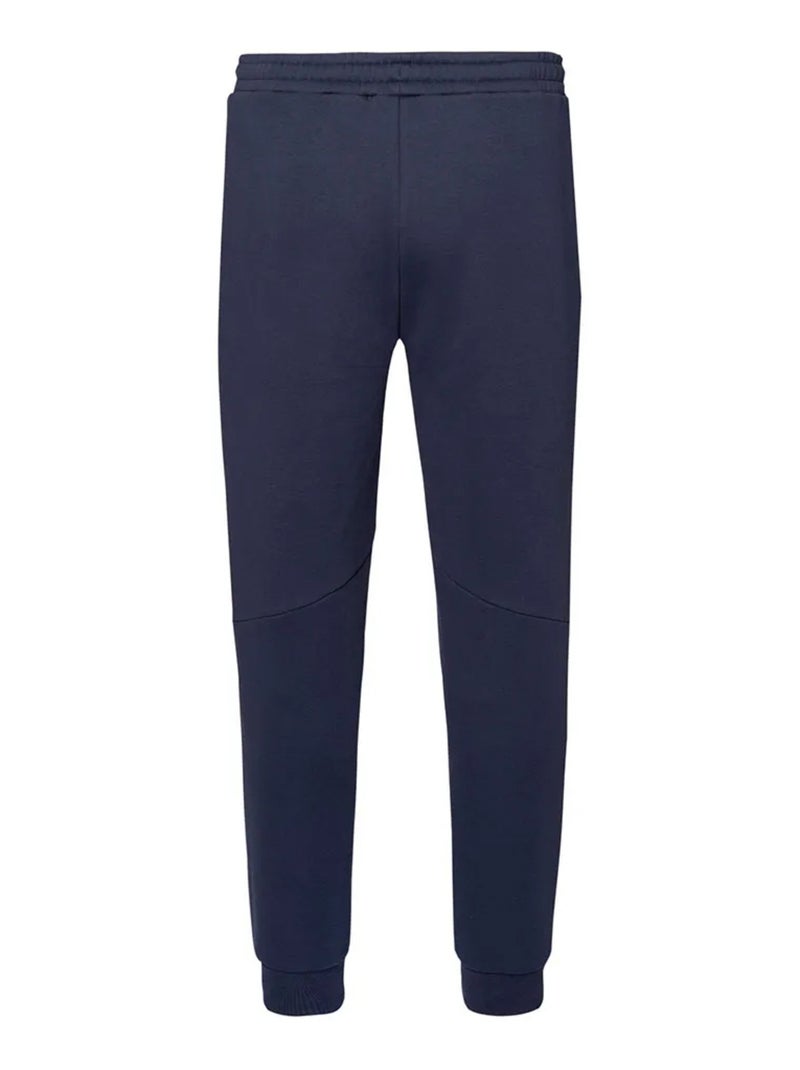 Pantalon de jogging milton - iguana Bleu marine/Orange fluo - Kiabi