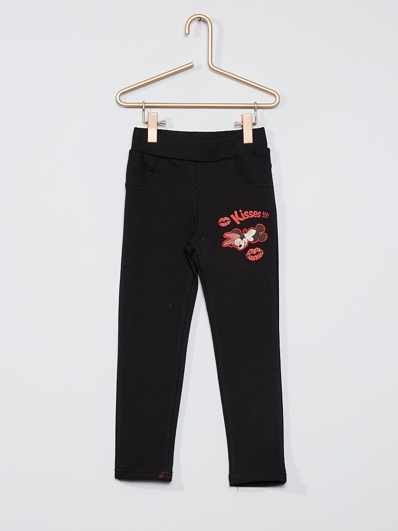 Pantalon de jogging 'Minnie' noir - Kiabi