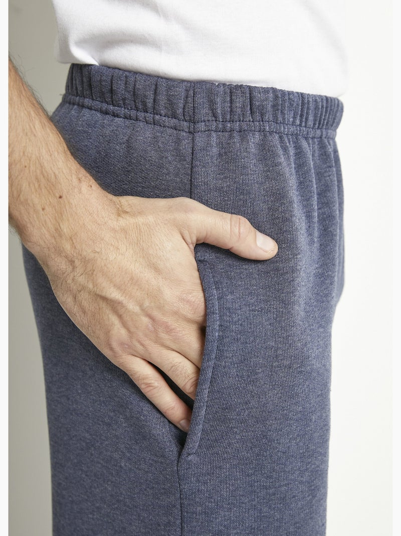 Pantalon de jogging molleton ceinture élastiquée - Afibel Bleu gris - Kiabi