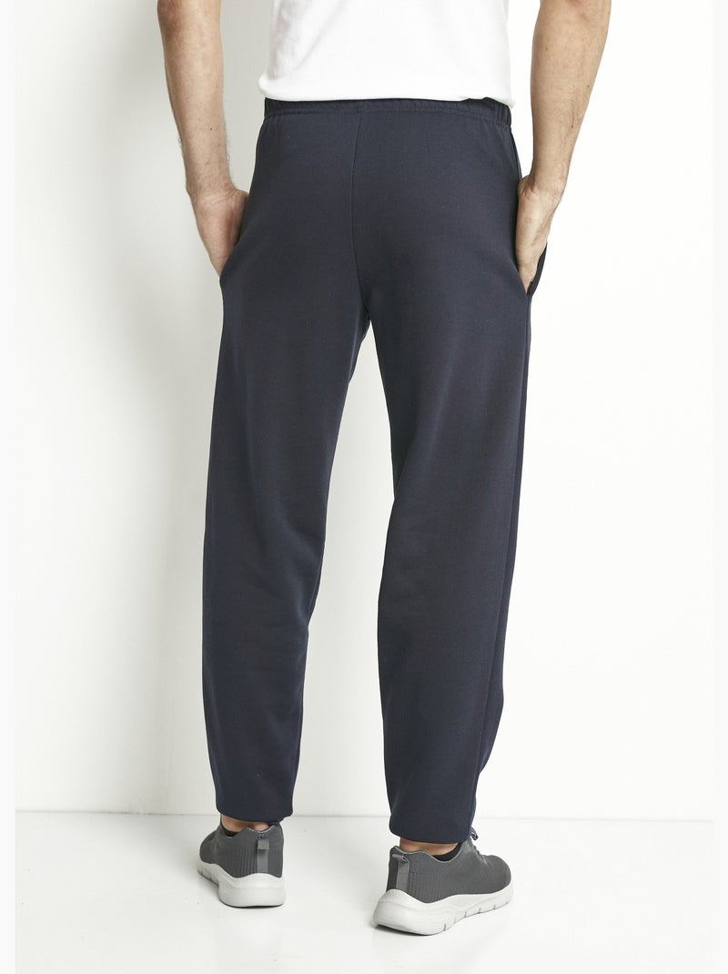 Pantalon de jogging molleton ceinture élastiquée - Afibel Bleu marine - Kiabi