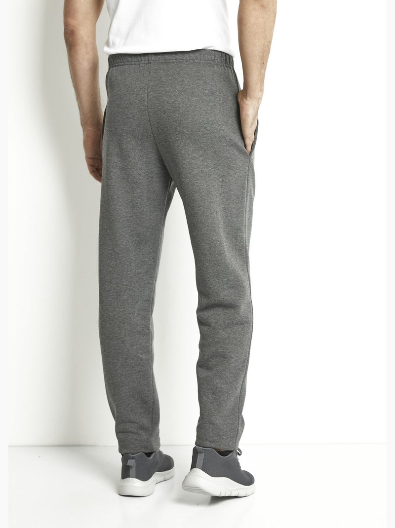 Pantalon de jogging molleton ceinture élastiquée - Afibel Gris - Kiabi