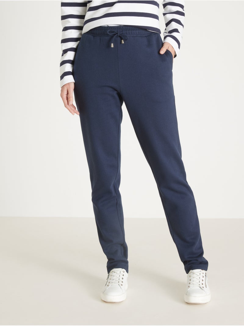 Pantalon de jogging molletonné - DAXON Bleu marine - Kiabi