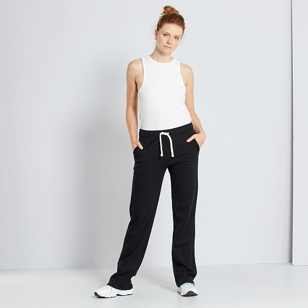 pantalon jogging noir femme