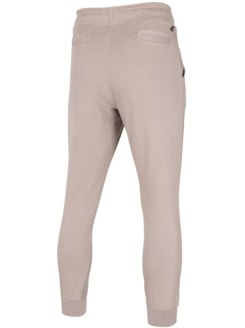 Pantalon de jogging motif/style logo - 4f Beige - Kiabi