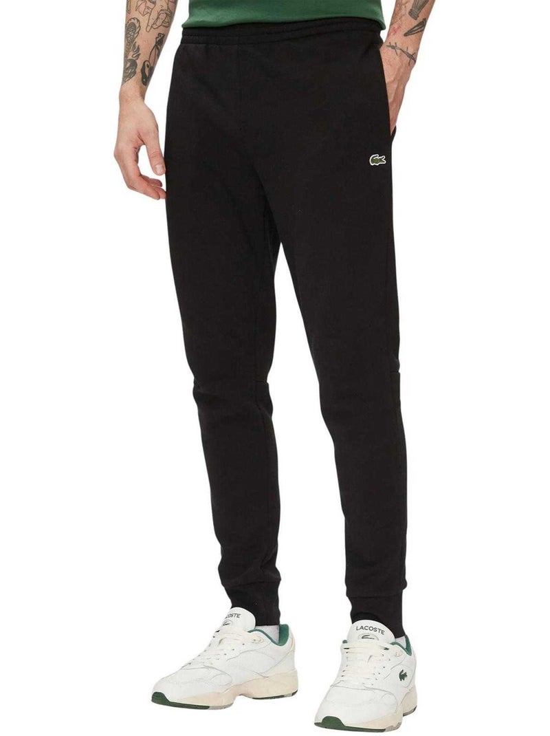 Pantalon de jogging motif/style logo brodé - lacoste Noir - Kiabi