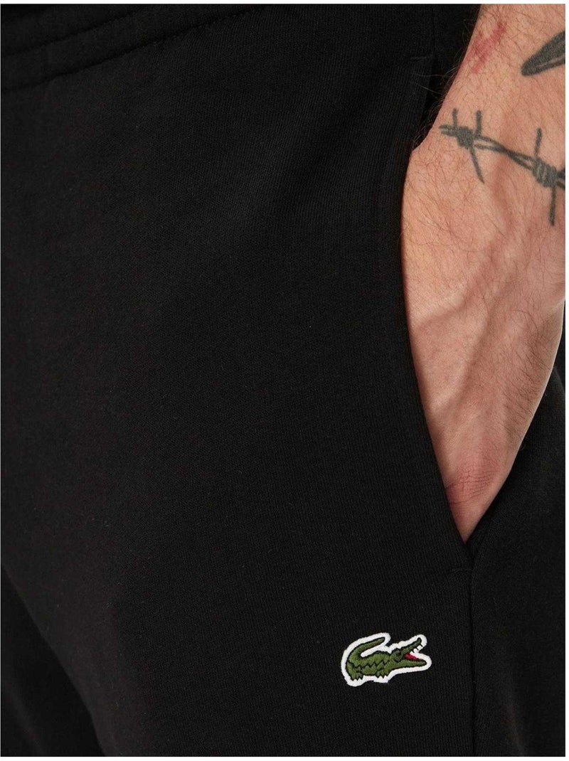 Pantalon de jogging motif/style logo brodé - lacoste Noir - Kiabi