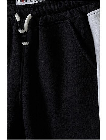 Pantalon de jogging motif/style rayures contrastées - minoti