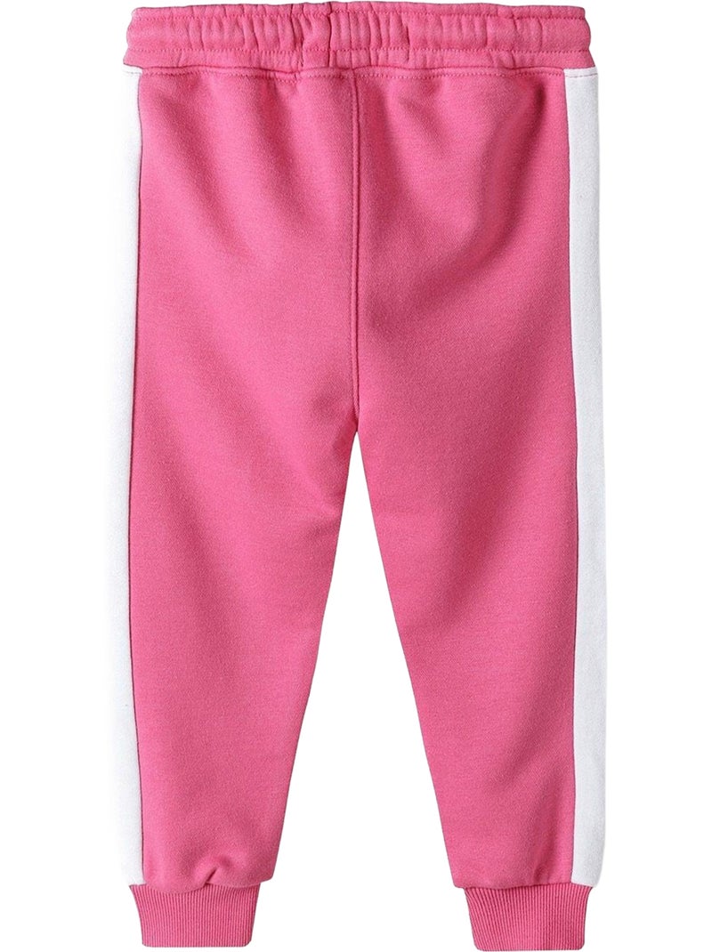Pantalon de jogging motif/style rayures contrastées - minoti Rose foncé - Kiabi