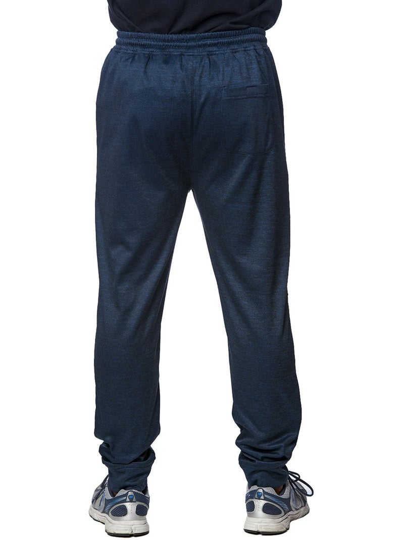 Pantalon de jogging motif/style tricoté tech - burnside Bleu marine - Kiabi