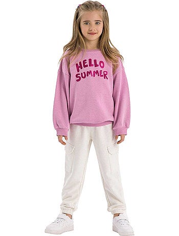 Pantalon de jogging motif/style uni - minoti