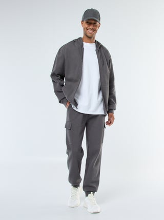 Pantalon de jogging multi-poches uni