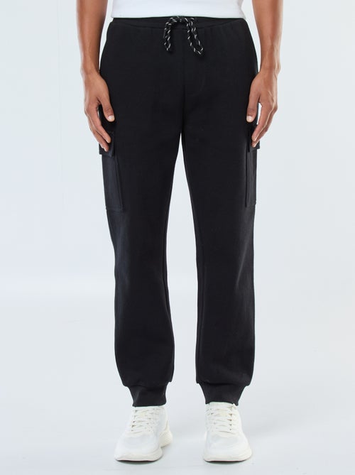 Pantalon de jogging multi-poches uni - Kiabi