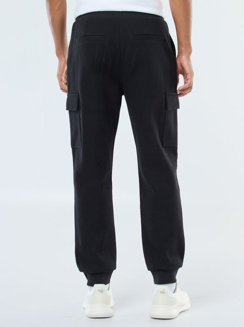 Pantalon de jogging multi-poches uni - Kiabi