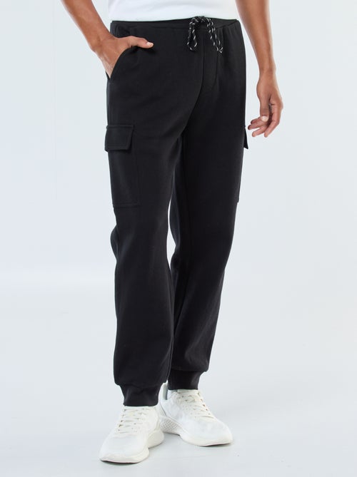 Pantalon de jogging multi-poches uni - Kiabi