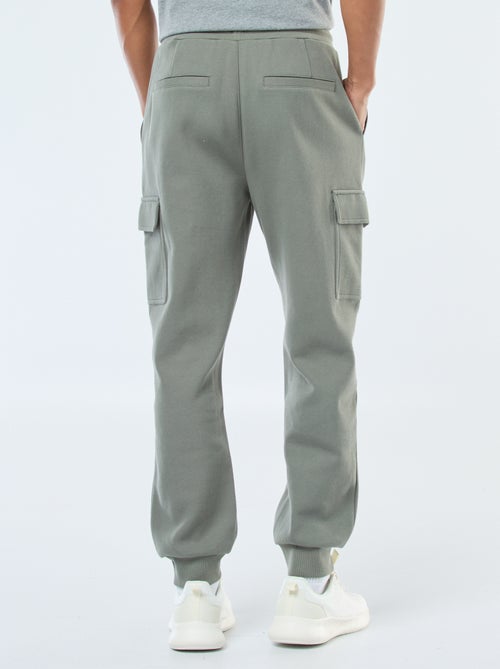 Pantalon de jogging multi-poches uni - Kiabi