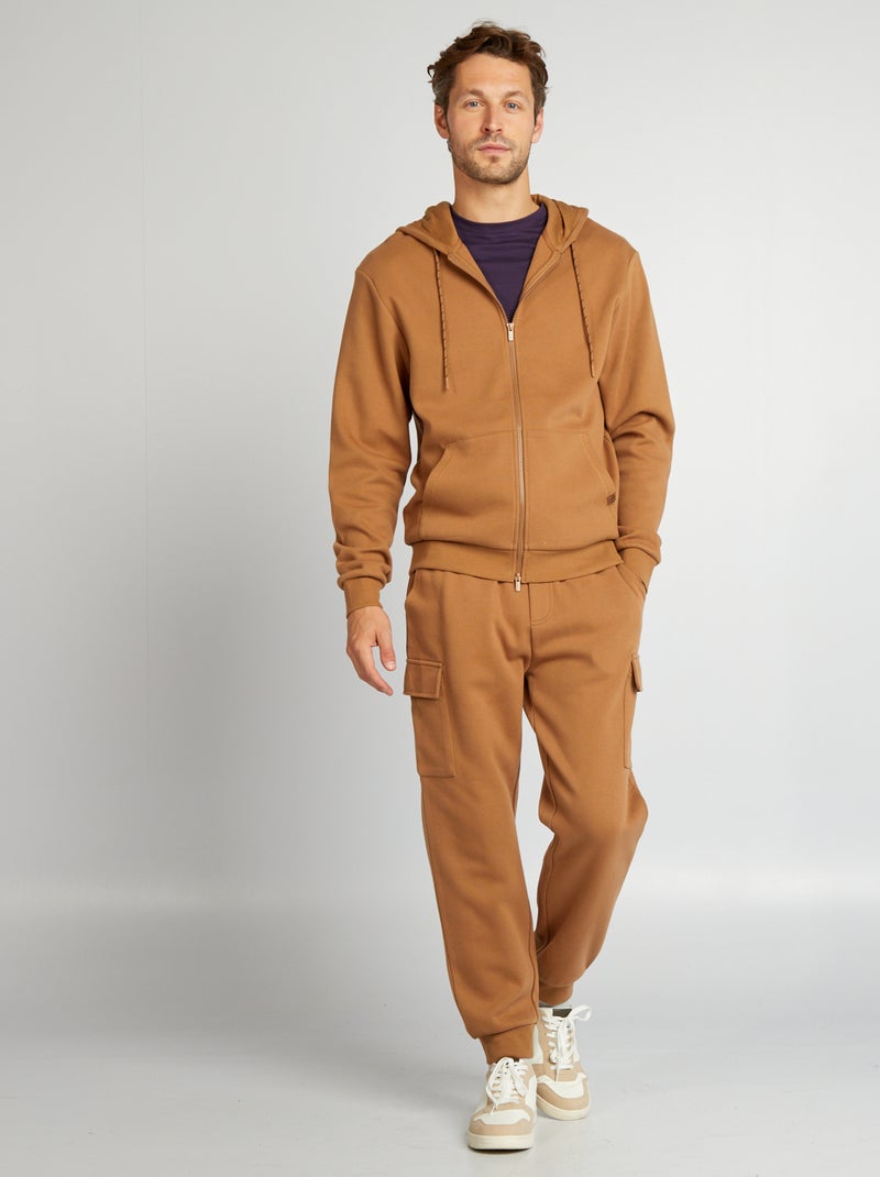 Pantalon de jogging multipoches Beige - Kiabi