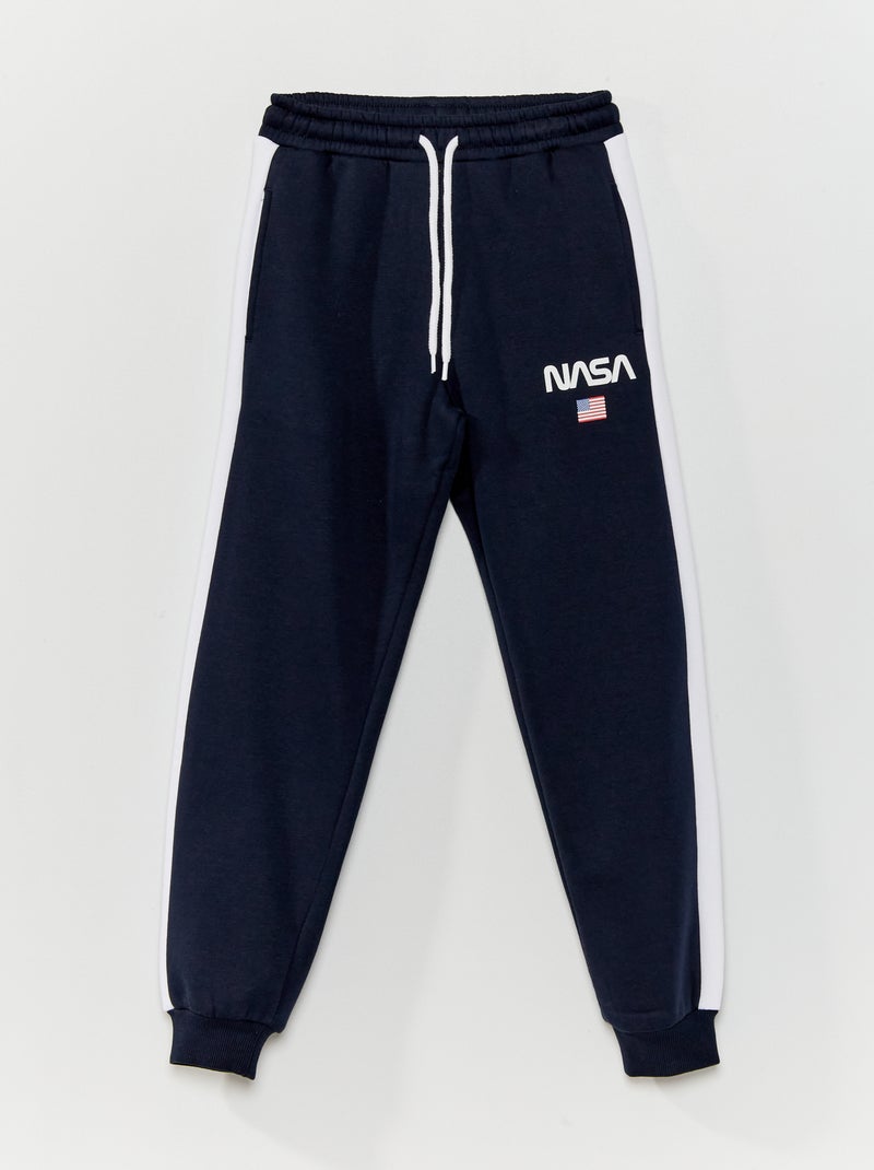 Pantalon de jogging 'NASA' Bleu marine - Kiabi