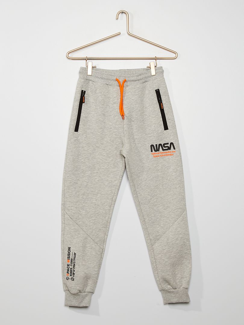 Pantalon de jogging 'NASA' gris - Kiabi