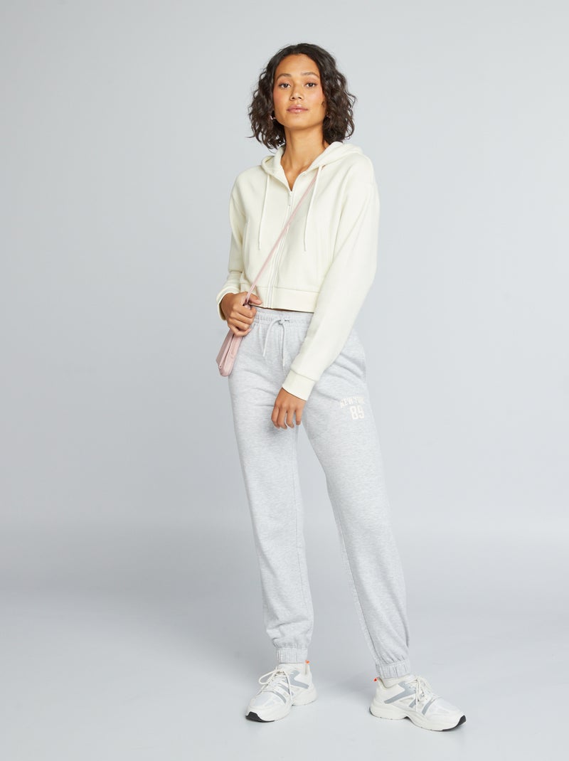 Pantalon de jogging 'New York' Gris - Kiabi
