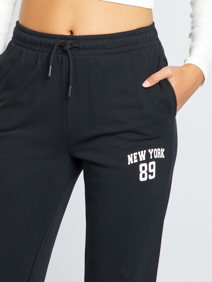 Pantalon de jogging 'New York' Noir - Kiabi
