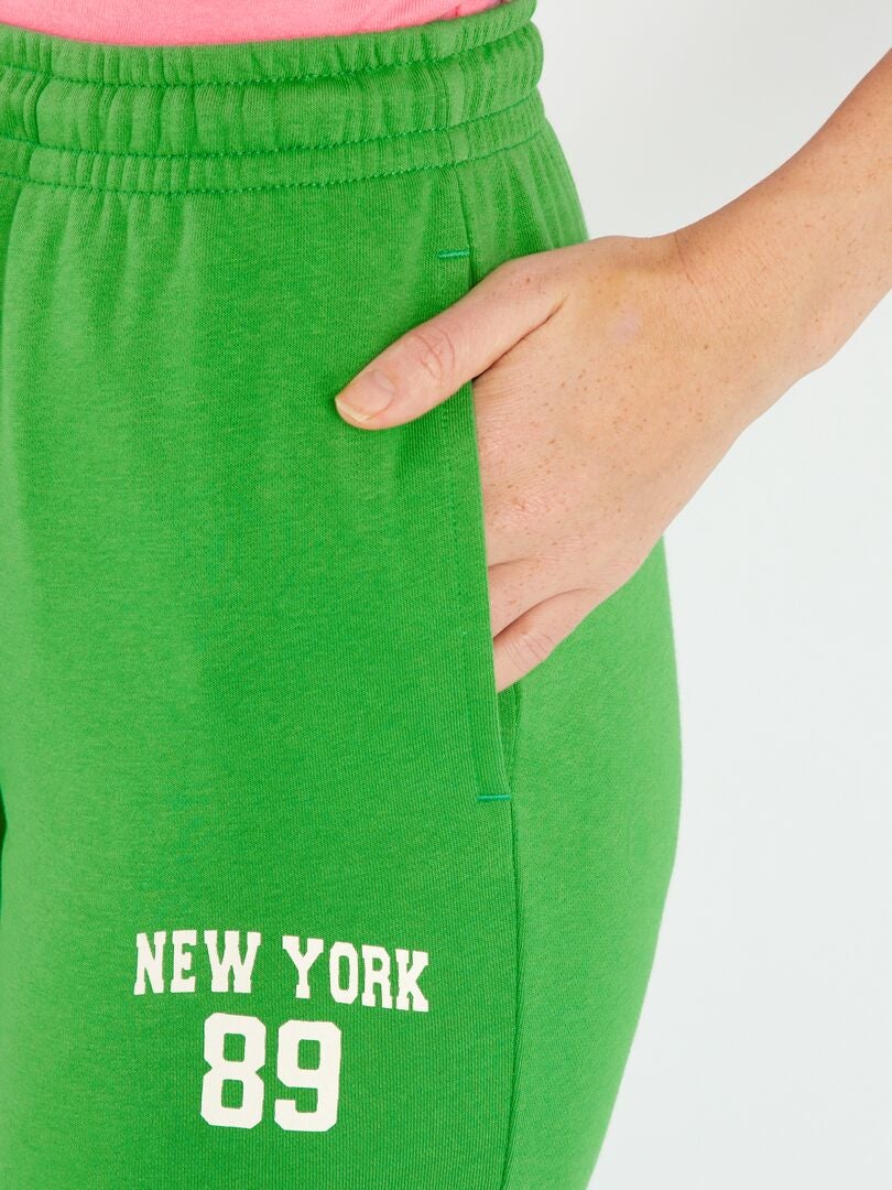 Pantalon de jogging 'New York' Vert - Kiabi