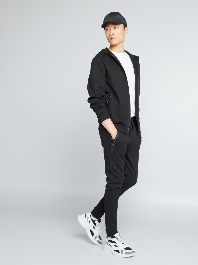 Pantalon de jogging noir - Kiabi