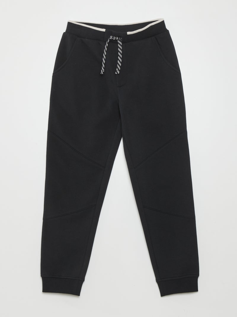Pantalon de jogging noir - Kiabi