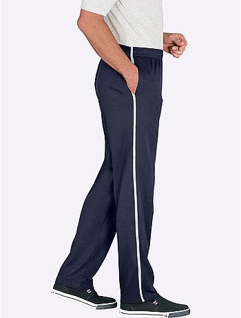 Pantalon de jogging passepoil contrasté - taille moyenne - moda vilona