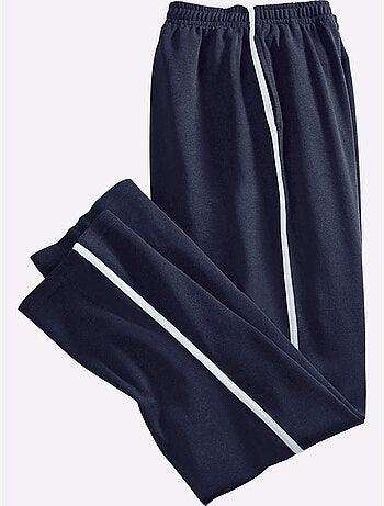 Pantalon de jogging passepoil contrasté - taille moyenne - moda vilona