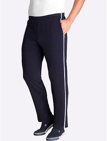 Pantalon de jogging passepoil contrasté - taille standard - moda vilona