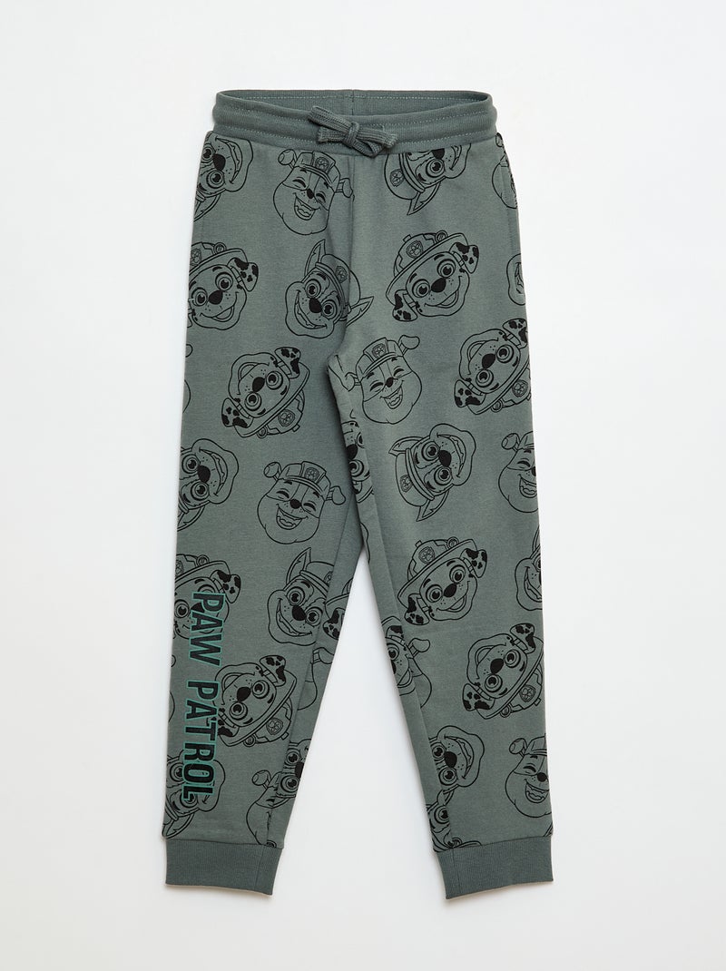 Paw Patrol Pantalon De Jogging Garçon - Chase, Marshall & Rubble - Gris - Survêtement Confortable Pat' Patrouille Officiel